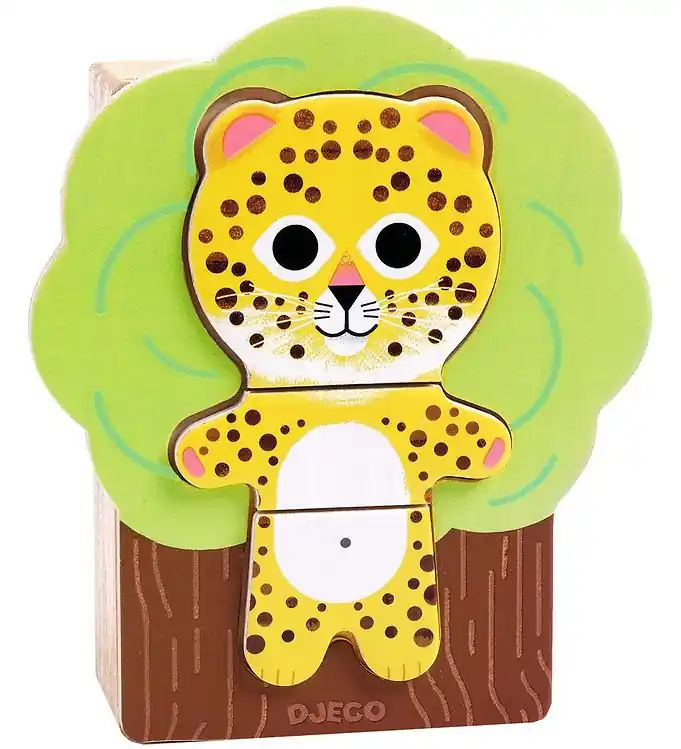Superprijs Djeco Puzzel - Hout - 18 Bakstenen - Abra
