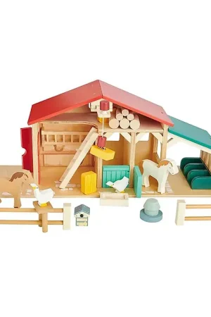 Gecertificeerd Tender Leaf Houten Speelgoed - Paardenstallen naar Poppenhuis -