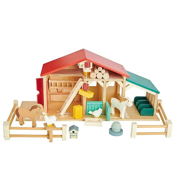 Gecertificeerd Tender Leaf Houten Speelgoed - Paardenstallen naar Poppenhuis -