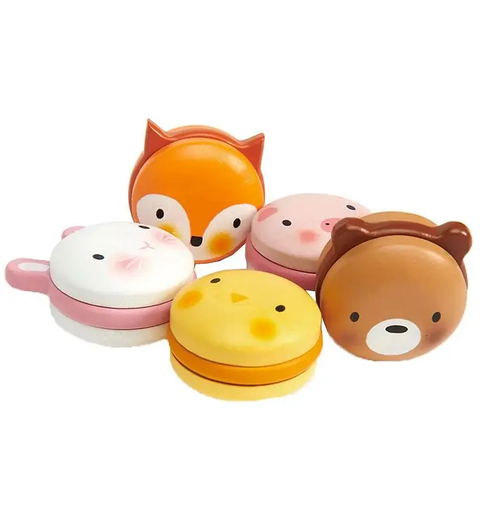 Aanbieding Mals Leaf Houten Speelgoed - Macarons - Dier