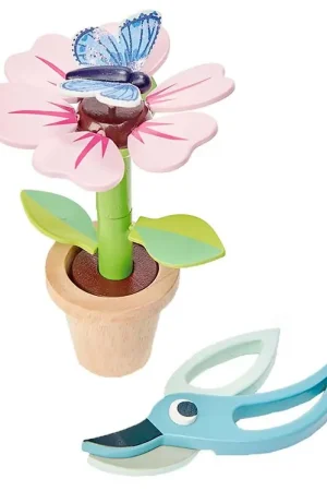 Weekendaanbieding Inschrijving Leaf Houten Speelgoed - Bloem In Pot