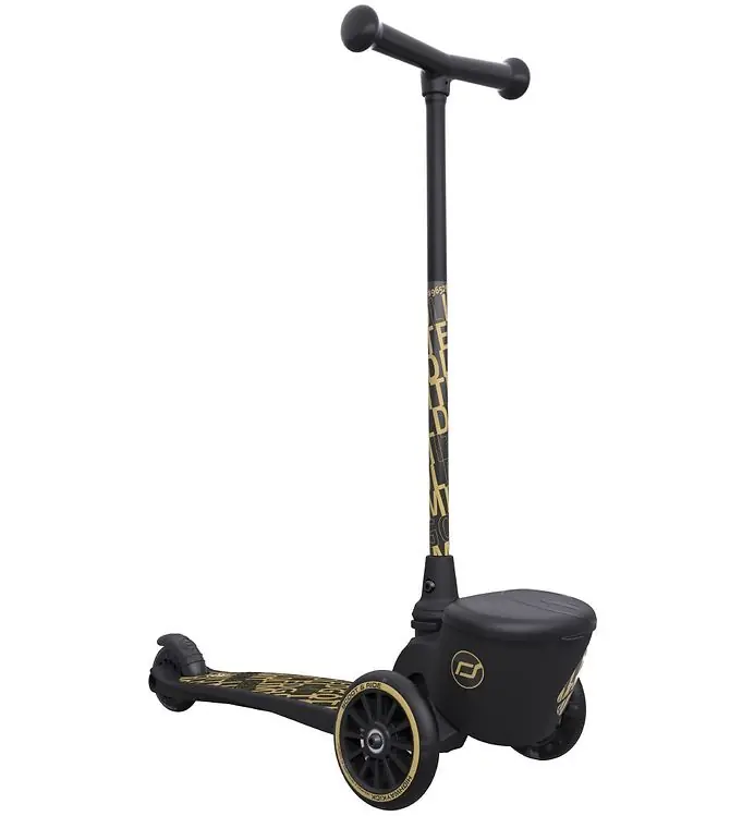 Scoot and Ride Highway Kick 2 Levensstijl - Black/Gold Hete Deal