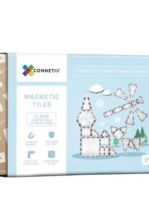 Beste Prijs Connetix Magnetenset - 34 Onderdelen - Clear