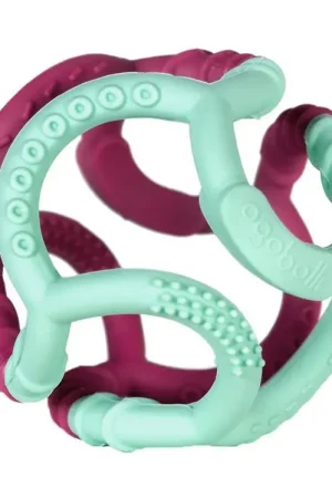Betaalbaar OgoBolli Bijtbal - Rubber - Paars/Blauw