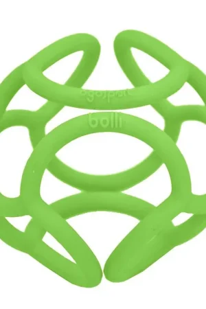 OgoBolli Bijtbal - Silicone - Groen Direct Verzonden