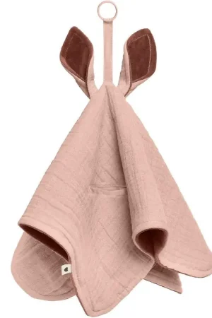 BIBS Knuffeldoekjes - 40x40 cm - Kangoeroe - Blush/Bosmarmot Betrouwbaar