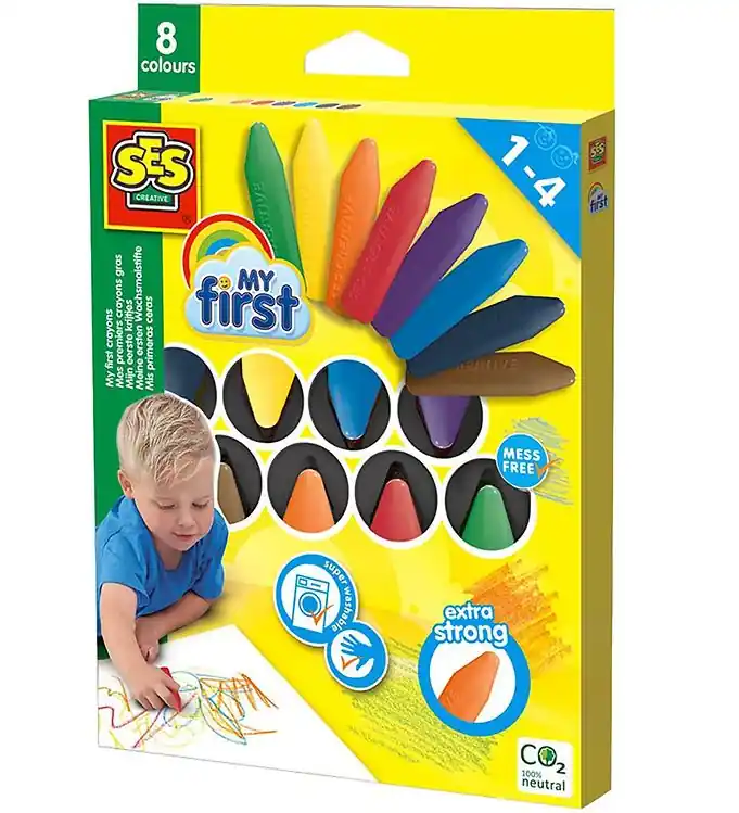 SES Creative Kleurpotloden - Mijn eerste - 8 stk Laatste Versie