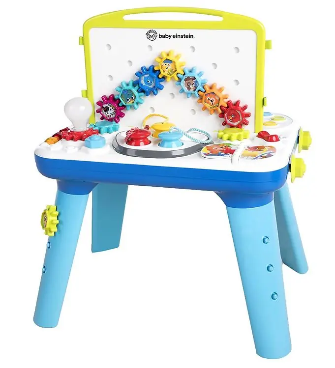 Gereduceerde Prijs Baby Einstein Activiteitentafel - Nieuwsgierigheidstabel - Blauw