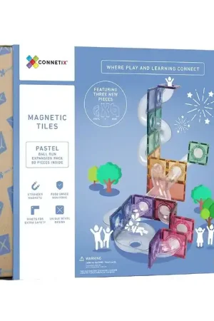 Merkproduct Connetix Magneetset - Uitbreidingspakket - 80 Onderdelen - Ball