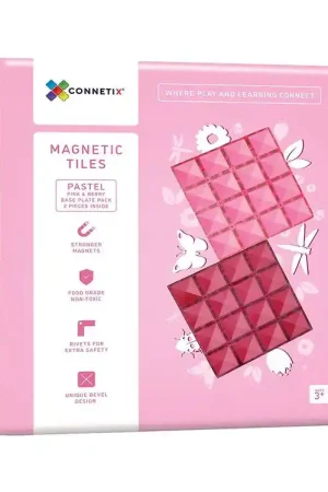 Koopje Connetix Magnetische platen - 2 Onderdelen - Pastel