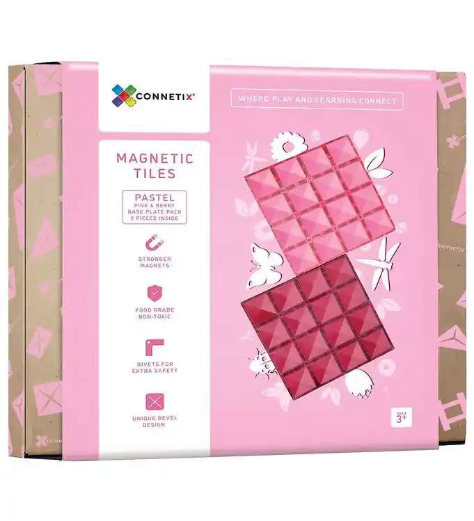 Koopje Connetix Magnetische platen - 2 Onderdelen - Pastel