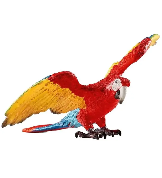 Schleich Wild Life - B: 9 cm - Papegaai 14737 Hoge Kwaliteit