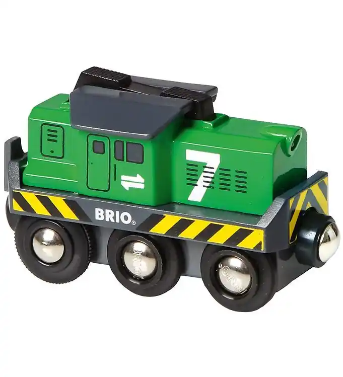 Flitsaanbieding BRIO World Goederenlocomotief op batterijen 33214