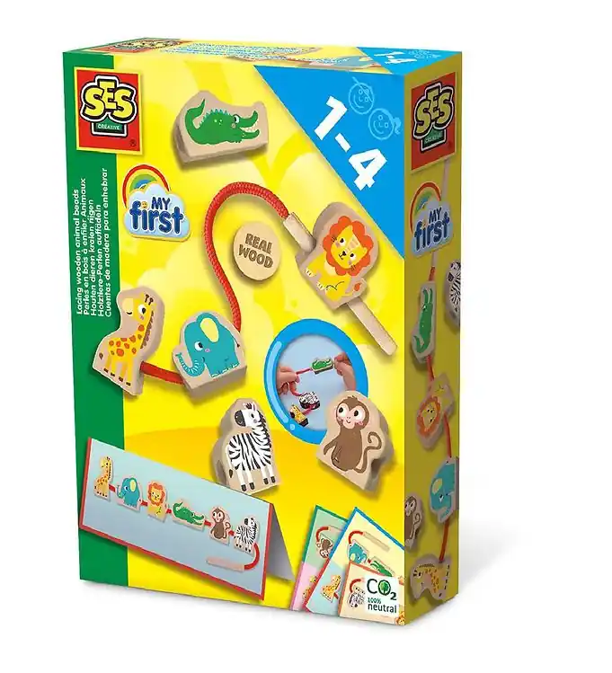 SES Creative Creatieve Speelset - Mijn eerste - Leer rijgen Kral Koop Online