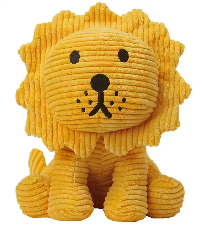 Lage Kosten Bon Ton Toys Knuffel - 24 cm - Leeuw - Corduroy Yellow