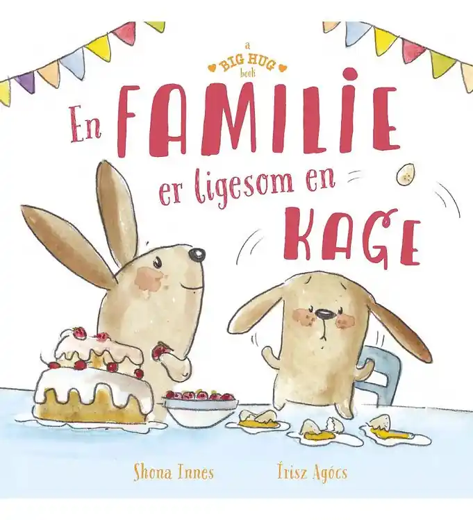 Koop Online A Big Hug Book Boek - Een familie is als een taart - Deens