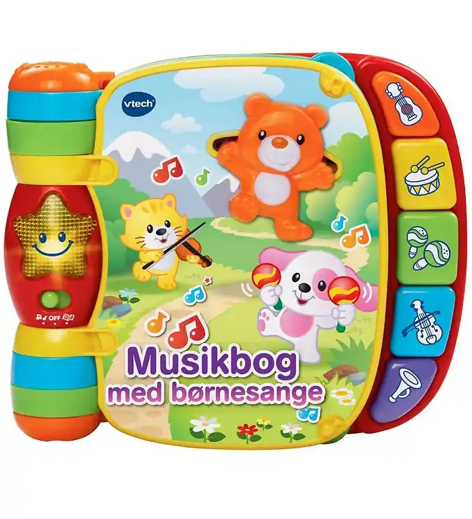 Tijdelijk Beschikbaar Vtech Boek m. Audio - Deens - Muziekboek met kinderliedjes