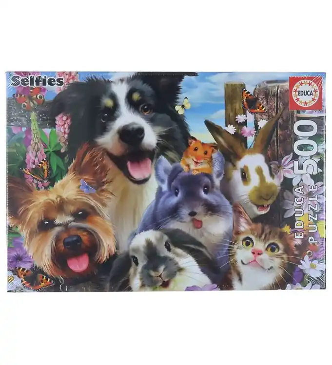 Educa Puzzel - Grappige selfie - 500 Bakstenen Flitsaanbieding