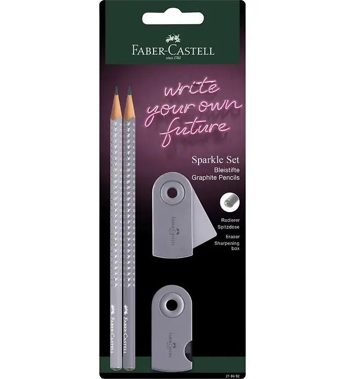 Koop Vandaag Faber-Castell Potlodenset - Sparkle - 4 Onderdelen