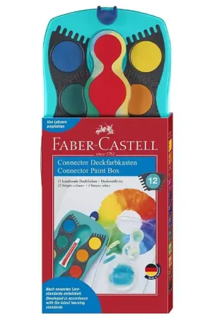 Faber-Castell Aquarel - Aansluiting - 12 Kleuren Betrouwbaar
