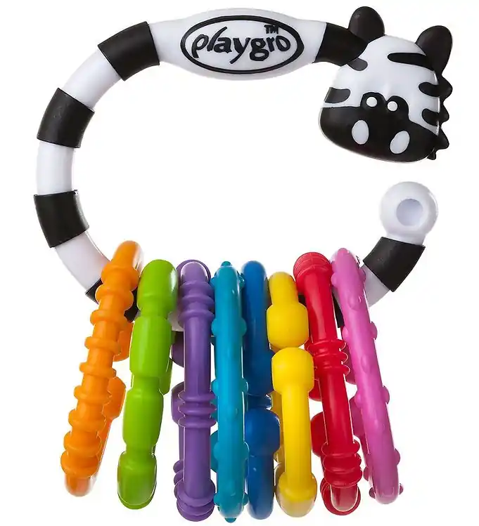 Laatste Kans Playgro Ophangringen - 9 stk - Zebra
