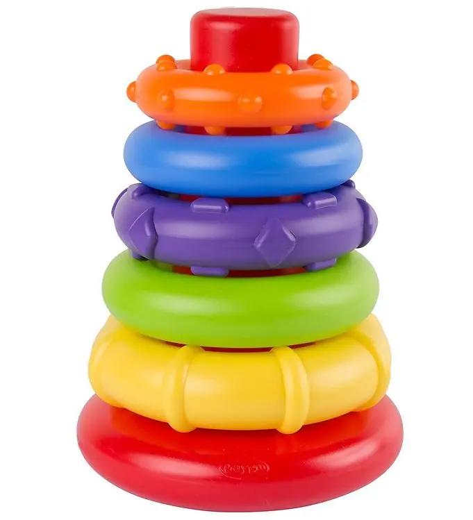 Betrouwbaar Playgro Stapelringen - Zwart Eend Stapeltoren