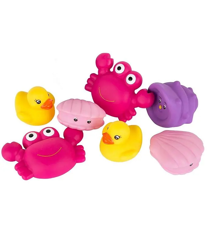 Op = Op Playgro Badspeelgoed - Floating Sea Friends - Roze