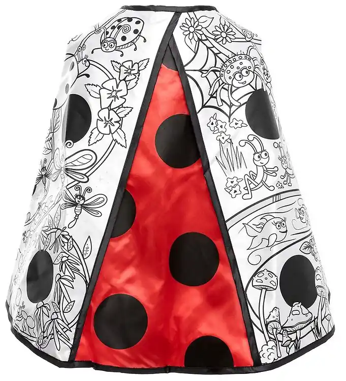 Great Pretenders Verkleedkleren - Colour-A-Cape - Lieveheersbees Actieprijs