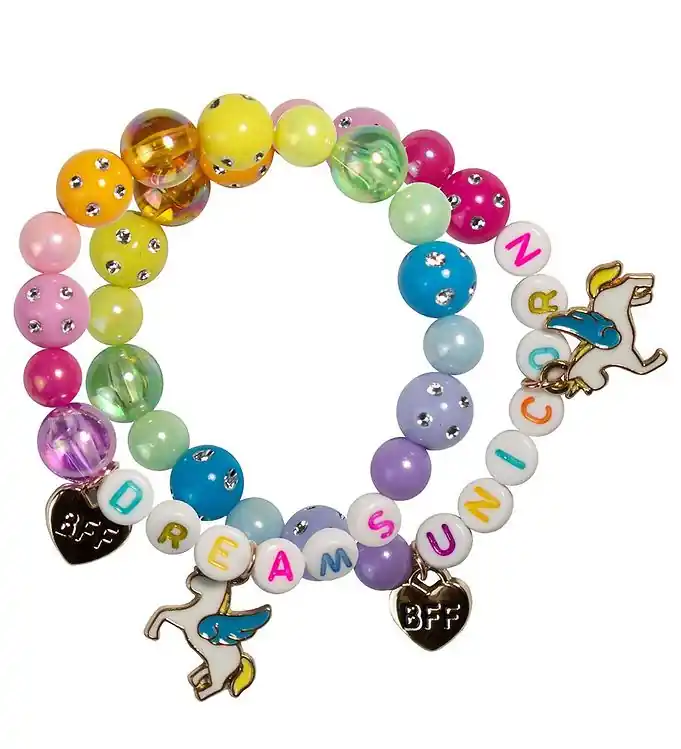 Rechtstreeks Van De Fabrikant Great Pretenders BFF Armband - 2-pack - Dreams/Unicorn