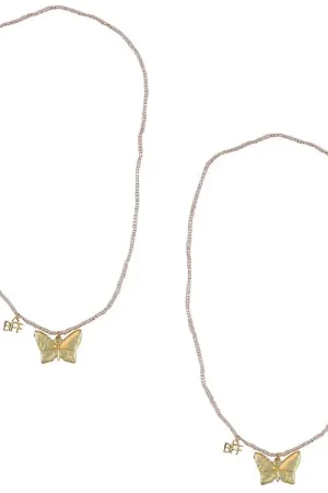 Beperkte Voorraad Great Pretenders BFF Ketting - 2-pack - Vlinder