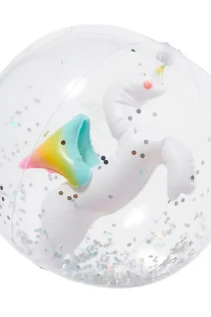 Goedkoop SunnyLife Strandbal - 32 cm - 3D - Eenhoorn