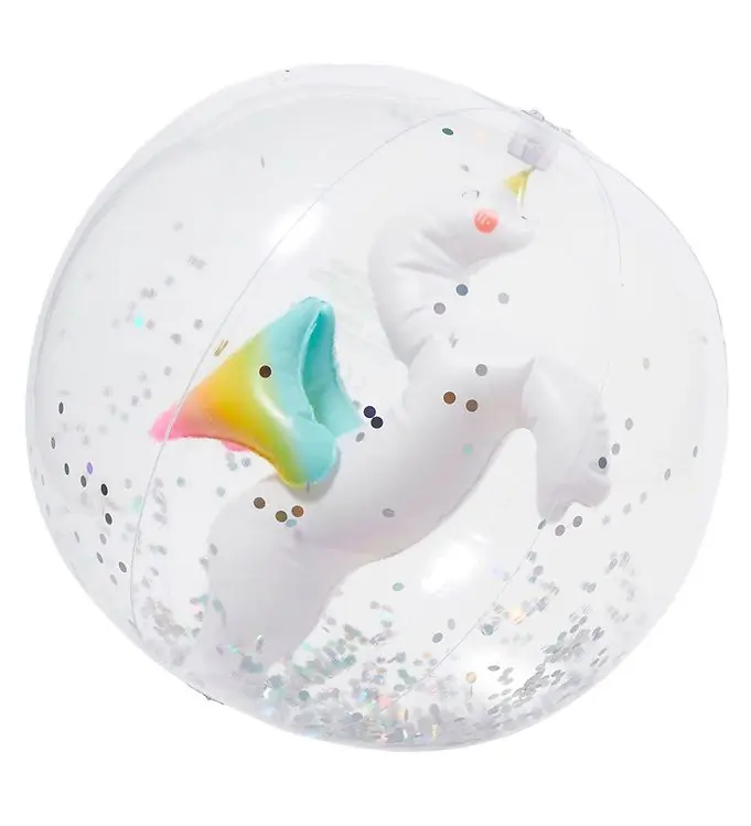 Goedkoop SunnyLife Strandbal - 32 cm - 3D - Eenhoorn