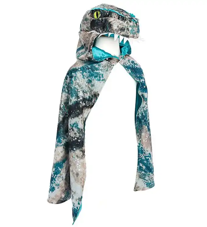 Express Levering Great Pretenders Kostuum - Roofvogelmantel - Blauw/Grijs