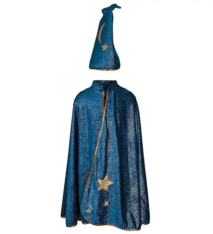 Actieprijs Great Pretenders Kostuum - Wizardset - Blauw m. Glitter