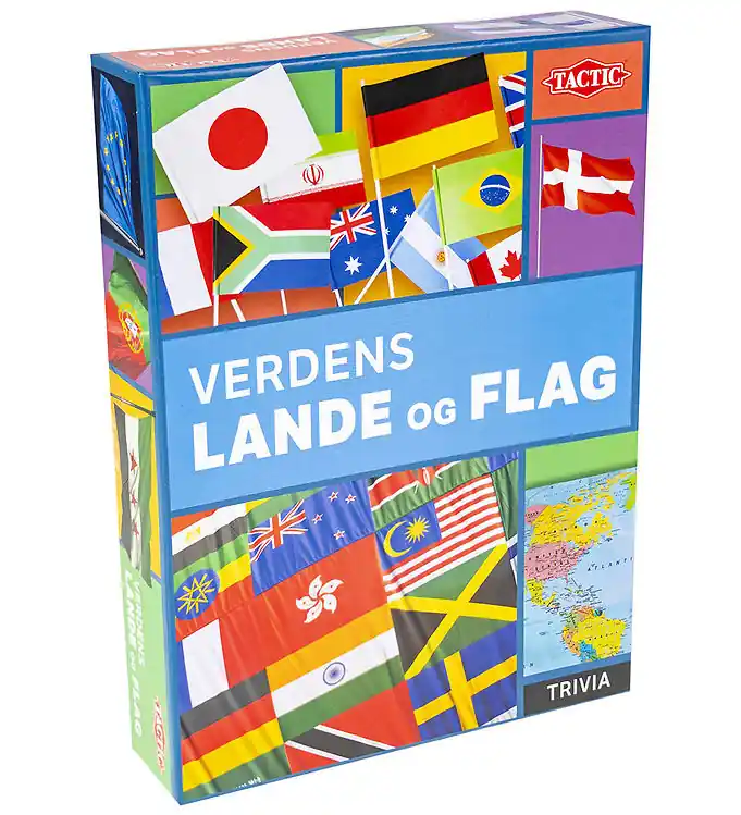 Lage Prijs TACTIC Bordspel - Landen van de wereld en Vlag - Deens