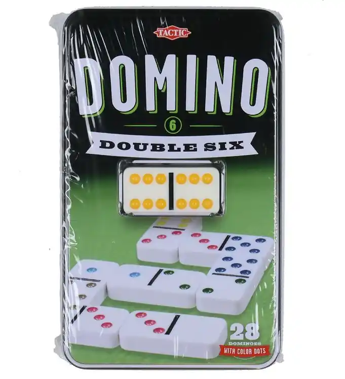TACTIC Spel - Domino Dubbel Six Finale Uitverkoop