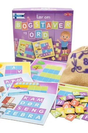 Gratis Retour TACTIC Bordspel - Leer over Letters en woorden