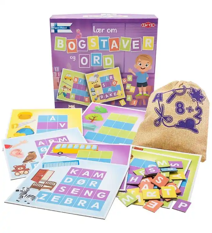 Gratis Retour TACTIC Bordspel - Leer over Letters en woorden