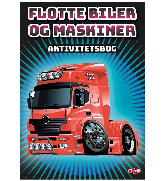 TACTIC Activiteitenboek - Mooie Auto's en machines - Deens Uitverkoop