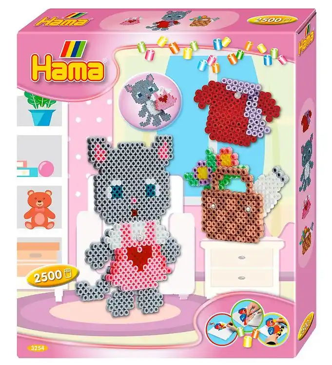 Finale Uitverkoop Hama Midi Kralenset - 2500 st. - Leuke kat