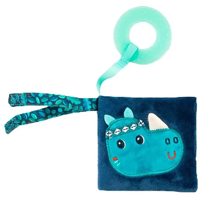 Lilliputiens Stoffen Boek - Marius - Blauw/Groen Hete Deal