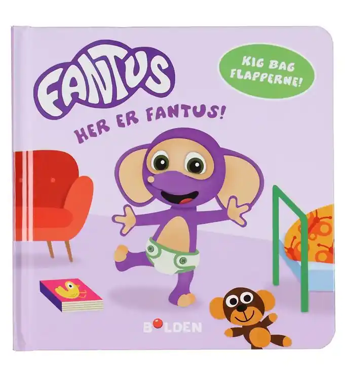 Premium Forlaget Bolden Boek - Fantus: hier is Fantus! - Deens