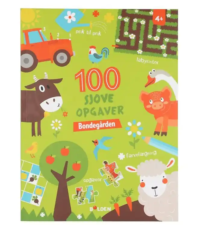 Meest Verkocht Forlaget Bolden Boek - 100 leuke taken: de boerderij - Deens