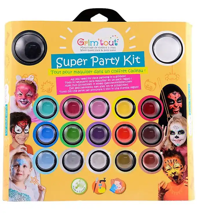 Direct Verzonden Grim Tout Schmink - 17 Kleuren - Super Party Kit