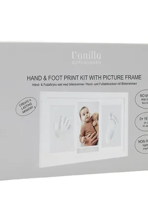 Vanilla Copenhagen Hand- en voetafdrukken Set m. Fotolijst Speciale Aanbieding