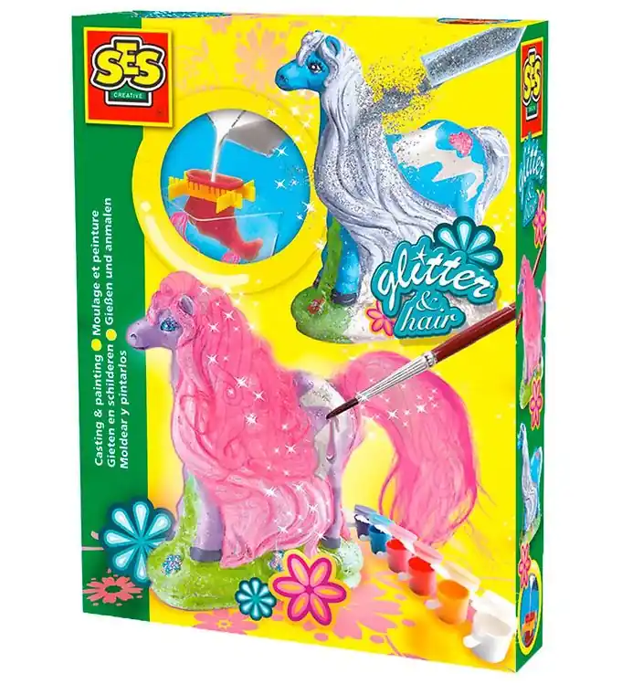 Must-Have SES Creative Cast en Verfset - Paard m. Manen