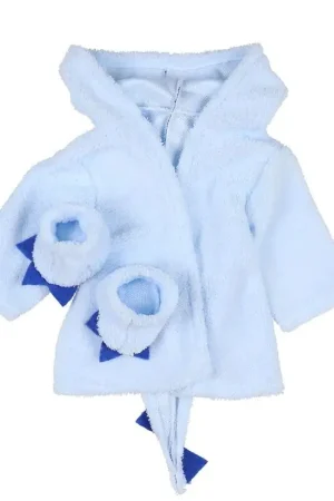 Superprijs Asi Poppentoebehoren - Badjas - 46 cm - Blauw
