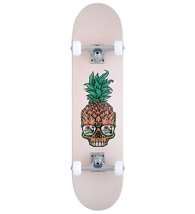 Shop Nu SkatenHagen Skateboard - 7.25" - Pineapple Schedel