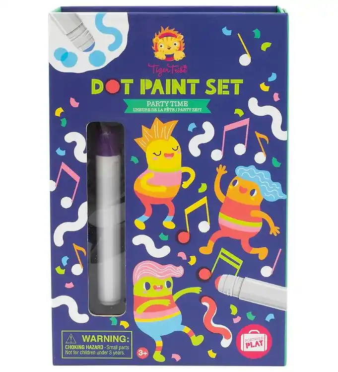 Betaalbaar Tiger Tribe Tekenset - Dot Paint Set - Party uur