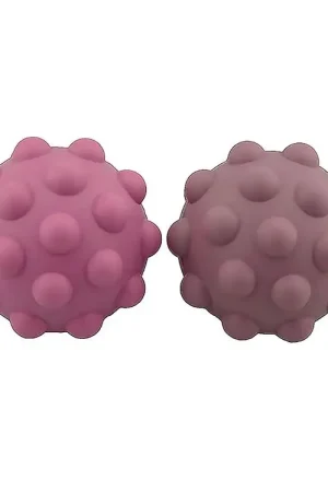 Tiny Tot Ballen - Sensorische siliconen Fidget Balls - 2-pack - Lage Prijs